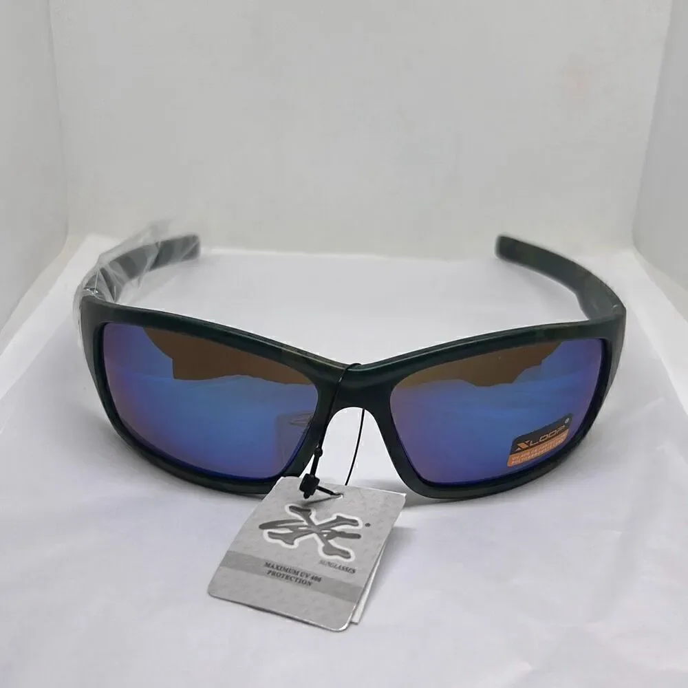 X-Loop Camouflage Mirrored Mens Sunglasses
